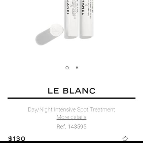 chanel le blanc targeted dark spot corrector